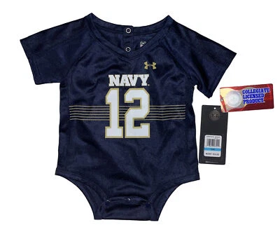 Camiseta deportiva de una pieza para bebé Naval Academy - 6/9 meses - azul marino - TOTALMENTE NUEVA con etiquetas Foto 1 de 4