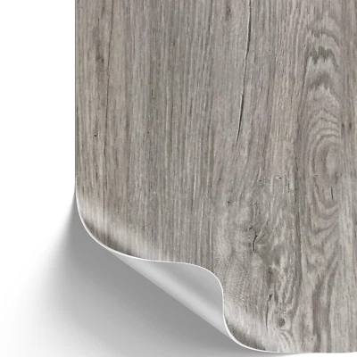 12,56€/m² Selbstklebende Folie Tapete Klebefolie Möbelfolie Holzoptik Holz grau - Bild 1 von 4