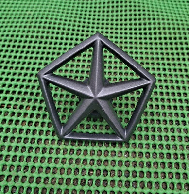 1992-1995 Dodge Grand Caravan NOS MoPar Pentastar Lay Flat HOOD ORNAMENT - Image 1 of 2