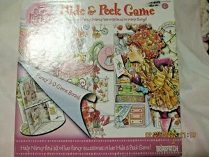 Fancy Nancy Board Game Hide & Peek Game Briarpatch 2010 complete  - Picture 1 of 4