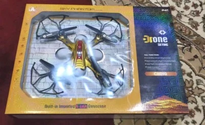 Syma Sky Phantom ch090w Drone 4 CH 2.4 GHz Remote Control Drone Complete in Box - Image 1 of 4