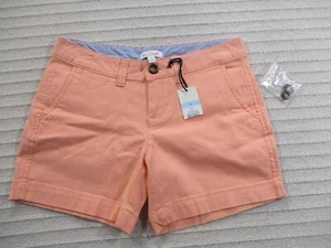 Red Camel Women Shorts 5 Pink Juniors Chino Short Pocket Stretch Twill Cotton - Picture 1 of 10