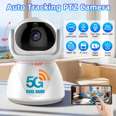 Camara De Seguridad Wifi Inalambrica HD Para Casa Interior Con Audio y Microfono
