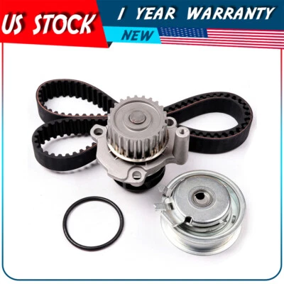 Kit de correia dentada bomba de água para 98-15 00 03 04 Clasico Golf Jetta Beetle 2.0L - Imagem 1 de 4