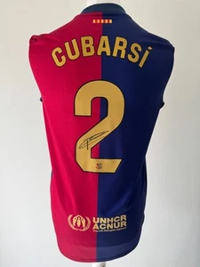 Signed PAU CUBARSI Shirt - FC Barcelona -PROOF/COA- Spain - Picture 1 of 5