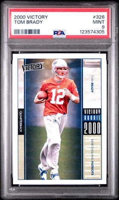 2000 Victory Tom Brady No326 RC дебютант PSA 9 как новые Patriots - Изображение 1 из 2
