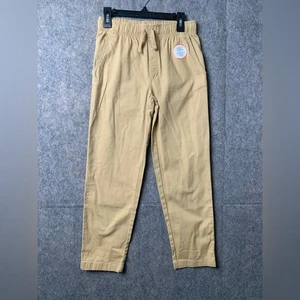 Wonder Nation Pull On Straight-Leg Boys Size M (8) Tan Cotton uniform Pants - Picture 1 of 5