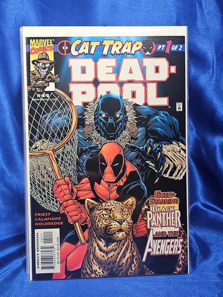 Deadpool #44 1999 Marvel Comics | VF+ 8.5 Black Panther Cat Trap Part 1 - Image 1 of 1
