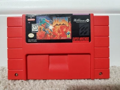 Doom (Super Nintendo SNES, 1995) - Cart Only, Tested! Working! Authentic! - Image 1 of 4