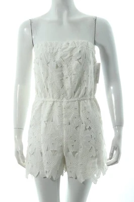 SHEINSIDE Mono Mujeres Pantalón Talla EU 38 blanco Estilo playero - Imagen 1 de 4