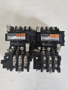 Lot of Two General Electric Magnetic Motor Starter CR306C0 UNTESTED Parts/Repair - Picture 1 of 8