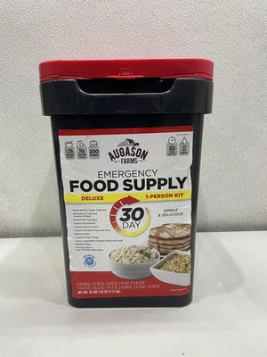 Augason Farms Deluxe 30 días suministro de alimentos de emergencia kit para 1 persona 20 libras Foto 1 de 4