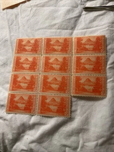 US-(-1934-)Scott # 748-National Parks-9c. Block of 11-MNH #11 - Picture 1 of 2