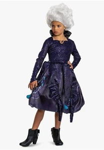 Disney The Little Mermaid Ursula Deluxe Girls L 10-12 Halloween Costume Octopus - Picture 1 of 12