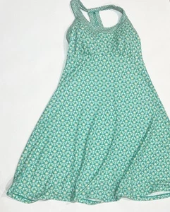 PRANA Gr. Large grünes SONNENKLEID neu Racerback, integrierter BH SOMMER! - Bild 1 von 3