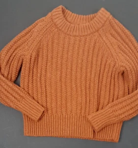 UNIQLO Sweater Boys Burnt brown Size 5-6 - Picture 1 of 3