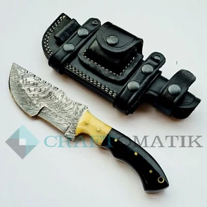 Damastmesser Trekkermesser | ELITE Damaszener Damast-Stahl Messer Trekking Knife - Picture 1 of 7