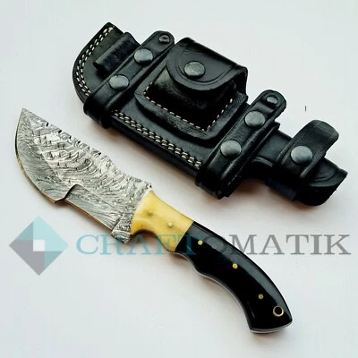 Damastmesser Trekkermesser | ELITE Damaszener Damast-Stahl Messer Trekking Knife - Bild 1 von 4