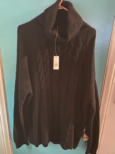 GAP Black Turtleneck sweater XL New with tags - Picture 1 of 4