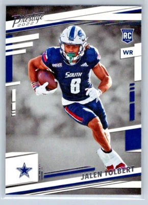 2022 Prestige Football - Jalen Tolbert - Dallas Cowboys - RC - #321 - Image 1 of 2