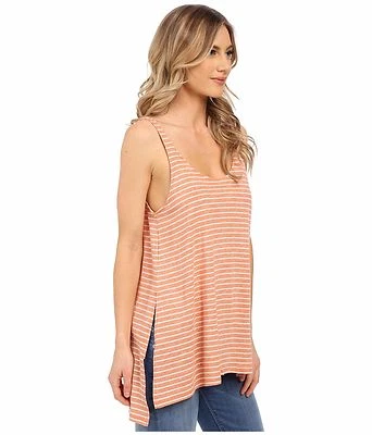 VOLCOM STRIPE TEE TANK TOP CAMI TEE  SMALL code S205 RP$35 NWT - Image 1 of 2