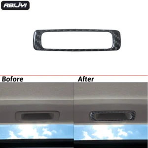 Interior Sunroof Handle Frame Carbon Fiber Cover Trim For Honda Accord 2008-2012 - Foto 1 di 12