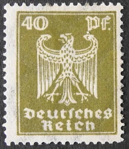 Deutschland 1924 40 Pfennig Neu Reichsadler Michel 360X u / postfrisch - Bild 1 von 1