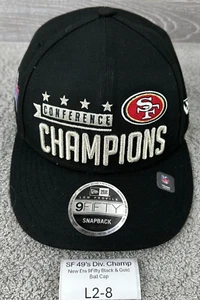 San Francisco 49ers New Era 9Fifty Conference Champions Super Bowl Snapback Hat - Picture 1 of 14