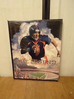 Póster deportivo Costacos John Elway The Legend Continues DvrBroncos 1998 20" x 16" Foto 1 de 4