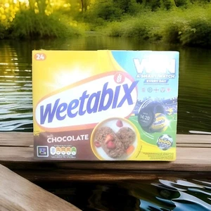 2 Boxes 🍒Weetabix Wheat Cereal With Chocolate Chips🍭Vitamins & Iron 24s x2=48s - Picture 1 of 2