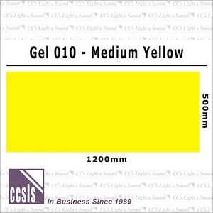 Clear Color 010 Filter Sheet - Medium Yellow - Bild 1 von 2