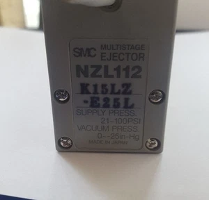 SMC NZL112-K15LZ-E25L MEHRSTUFIGER AUSWERFER MIT SMC VZ314 MAGNETVENTIL - Bild 1 von 3