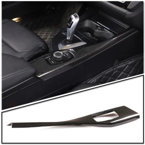 Carbon Fiber ABS Multimedia Panel Cover Trim For BMW 1 2 Series F20 F21 F22 F23 - Picture 1 of 10