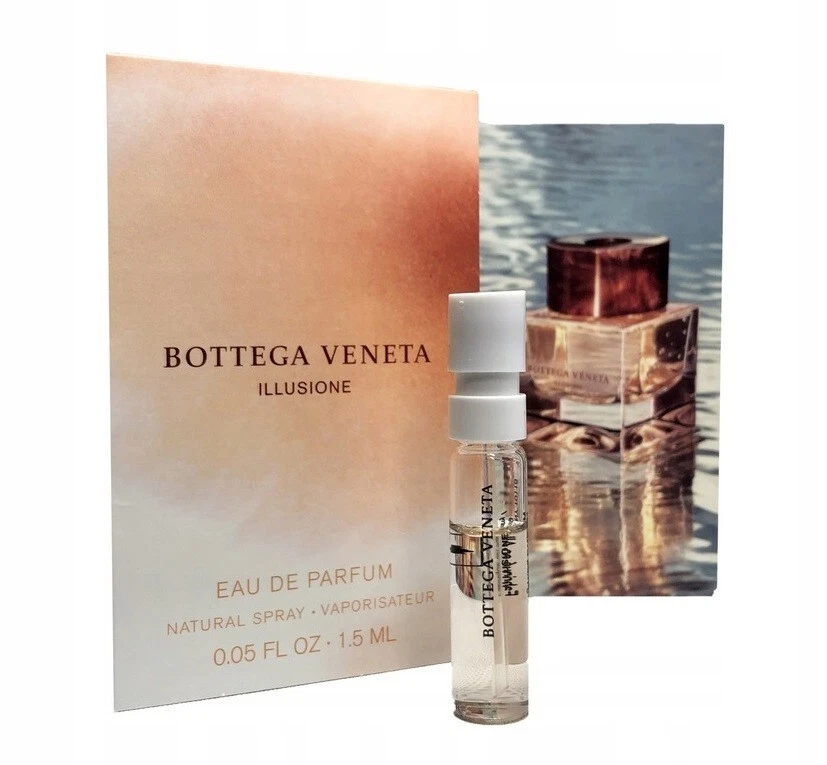 1 Frasco de Muestra BOTTEGA VENETA ILLUSIONE Perfume para Mujer 0.05 OZ 1.5 ml EDP NUEVO Foto 1 de 1