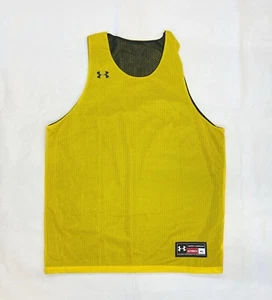 Under Armour Double Reversible Basketball Jersey Men's S XL Black Gold 1323123 - Picture 1 of 4