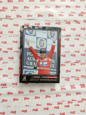 Topps - The Story of Ayrton Senna - Card 47 - Securities 80th podium of his care - Image 1 of 2