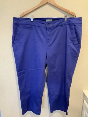 Pantalones Caribbean Joe Island Supply Co Mujer Azul Real Talla 18W Foto 1 de 4
