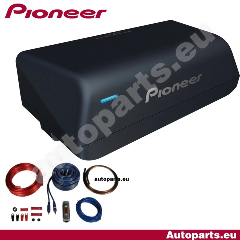 Pioneer TS-WX010A Subwoofer Auto Sottosedile Amplifié + Kit Câbles Montage - Photo 1/4