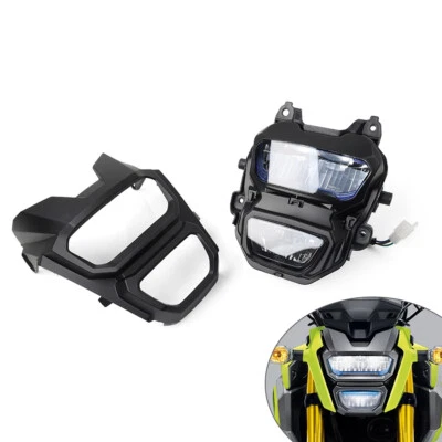 LED Headlight Front Light Lamp & Cover For Honda Grom MSX125 MSX 125 2016-2018 - Image 1 of 4