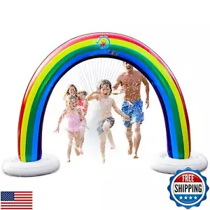 Splashin'kids Outdoor Rainbow Sprinkler Super Toddler Water Toys for Children - Picture 1 of 5