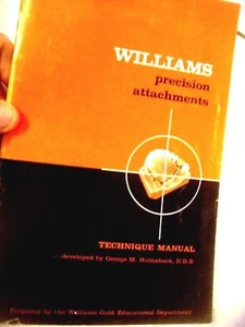 WILLIAMS PRECISION ATTACHMENTS TECHNIQUE MANUAL #6-66-5M - PB BOOK 1966 - Picture 1 of 3