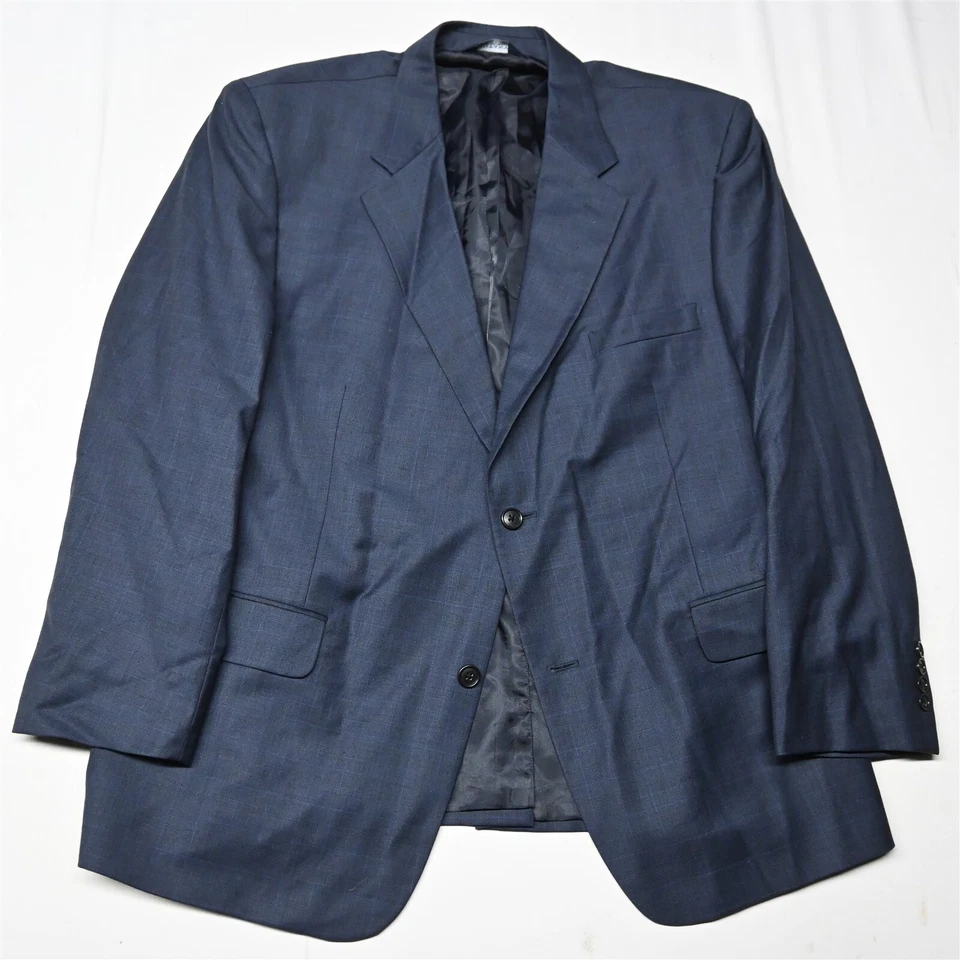 Blazer Traje Chaqueta Abrigo Deportivo Botany 500 44R Azul 100% Lana Para Hombre Foto 1 de 4