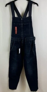 G-STAR RAW Women's Slim Denim Latzhose, Blue, Large, New - Picture 1 of 4