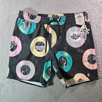 NWT Volcom Stoneys Board Shorts Swim Trunks Men XL Geometric Multicolor - Image 1 of 4