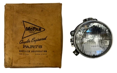 1960 Desoto Chrysler Right Head Lamp Assembly Low/High beam 1887216 NOS - Image 1 of 4