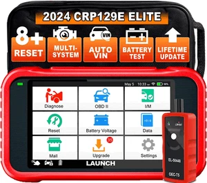 2024 Launch CRP129E OBD2 Car Scanner Engine ABS SRS SAS TPMS EPB Diagnostic Tool - Bild 1 von 12