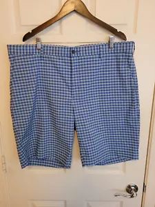 Pantalones cortos a cuadros Polo Ralph Lauren para hombre 42 azul verde informales elásticos - Imagen 1 de 9