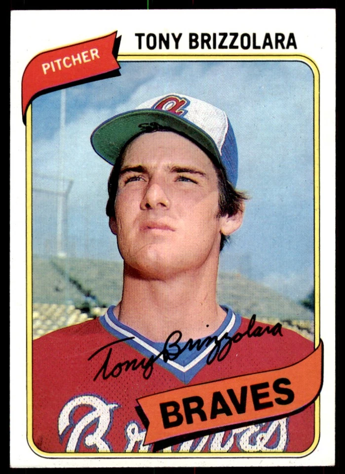 1980 TOPPS TONY BRIZZOLARA ROOKIE . ATLANTA BRAVES #156 - Image 1 of 2