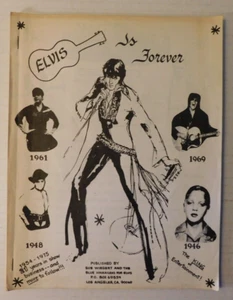 Fanzine de Elvis Presley "Elvis is Forever" - Sue Wiengart & the Blue Hawaiians - Imagen 1 de 9