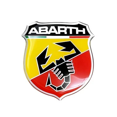 Adesivo per Abarth Ufficiale 3D Scudetto da 50 mm - Immagine 1 di 4